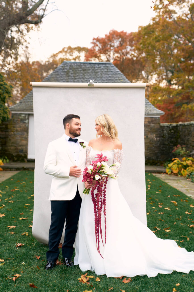 Editorial couple's portraits at Shepherd's Run captured by RI wedding photographer