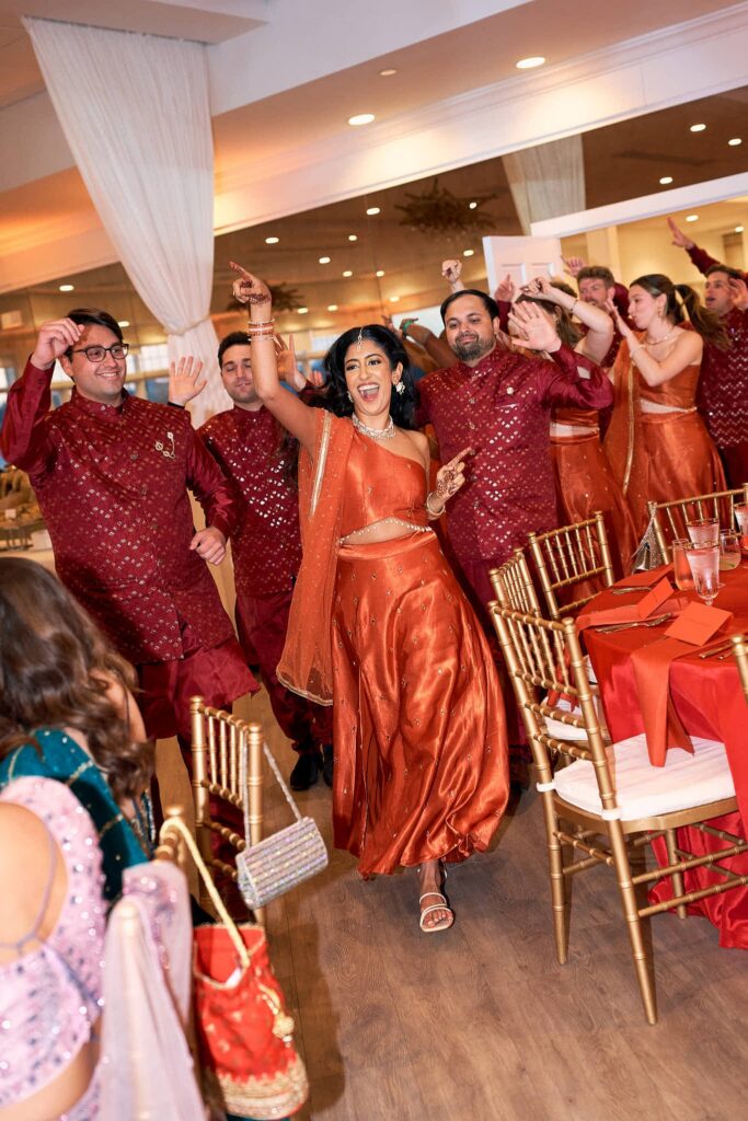 Newport Beach House wedding reception for a Hindu Indian wedding