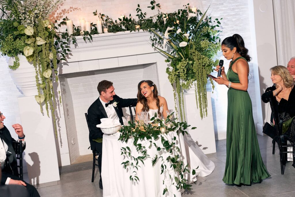Belle Mer indoor wedding reception in Newport, Rhode Island