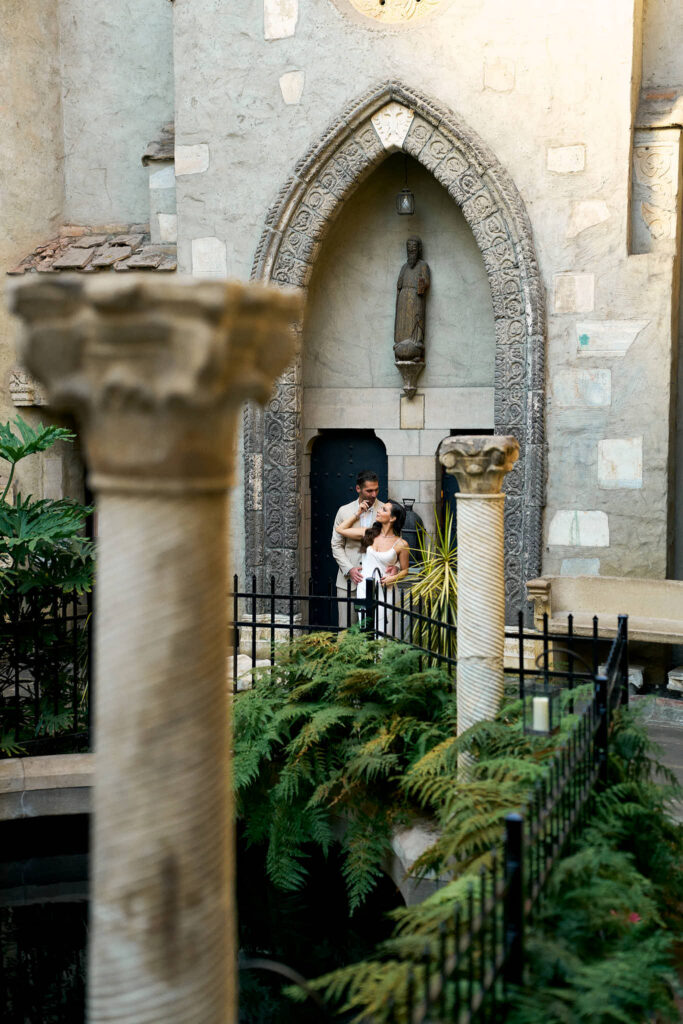 Engagement session at Hammond Castle by New England wedding photographer Love By the Ocean Co.