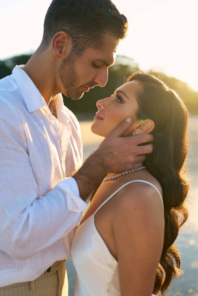 Gloucester beach engagement session in New England